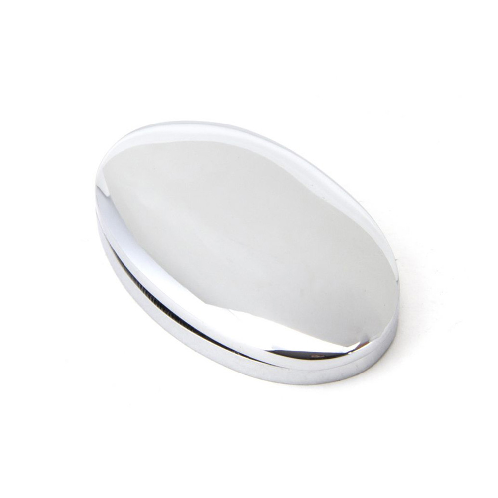 From the Anvil Oval Escutcheon and Cover - Polished Chrome
